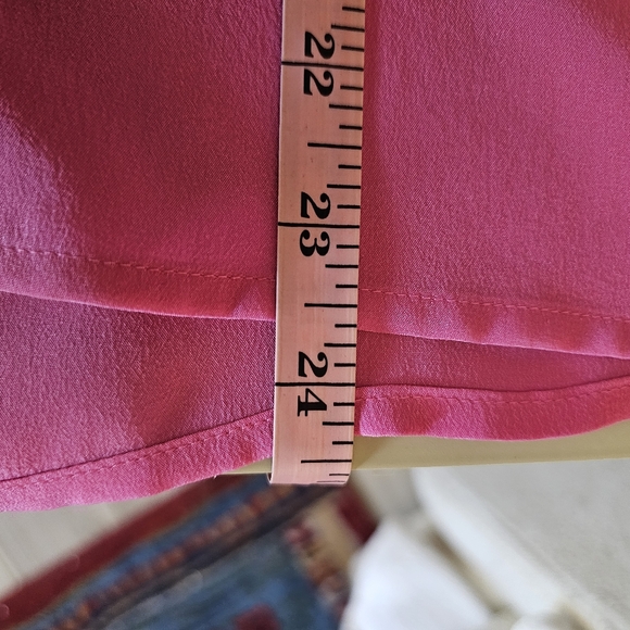 NWOT Design Assets Silk Pink Tank Top - Picture 6 of 7